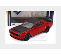 Solido 421185718 1:18 Dodge Challenger Demon Red Diecast Model Car - New