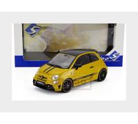 1:18 SOLIDO Fiat Nuova 500 Abarth 595 2022 Yellow Met Black SL1811306 Model