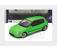 1:18 SOLIDO Honda Civic (Eg6) Works 1991 Green SL1810408 Model