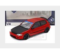 Solido 421180403 1:18 Honda Civic (EG) Red Diecast Car Model - New