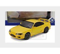 1:18 SOLIDO Nissan Silvia (S15) Coupe Spec-R Aero 1999 Yellow SL1812206 Model