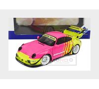1:18 SOLIDO Porsche 911 993 Rwb Bodykit Coupe 2024 Pink Yellow SL1808510 Model
