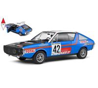 1:18 SOLIDO Renault R17 Mk1 #42 Rally Abidjan Nice 1976 Blue SL1803706 Model