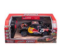Nikko RC DAKAR TOYOTA GAZOO Racing 2024 MORAES LED Race lights Remote Control Car, 23cm, 2.4GHz Remote Control, 40m Range, 6 Years, Black, 10593, Batteries Not Included