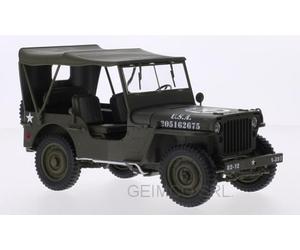 1:18 Welly Jeep Willys U.S. Army Closed WE18055H Model