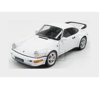 1:18 WELLY Porsche 911 964 Turbo 1990 White WE18026W Model