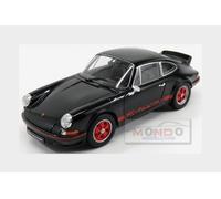1:18 WELLY Porsche 911 Carrera Rs 2.7 Coupe 1973 Black Red WE18044BK Model
