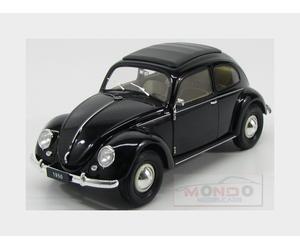1:18 WELLY Volkswagen Beetle Classic Closed Roof 1950 Black WE18040BK Model