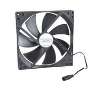 1. 180mm 12V Double Bearing Cooling Fan 5.5x2.1mm 1800RPM Quiet High For PC Server Cabinet & Home Ventilation Kitchen Bathroom Exhaust Ventilation Fan