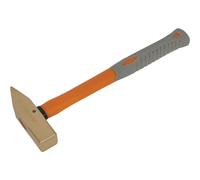 1.1lb Cross Pein Engineers Hammer - Non-Sparking - Fibre Glass Shaft - BS 876