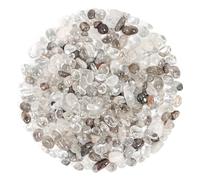 1.1lb Green Phantom Quartz Crystal Tumbled Chips Natural Green Phantom Quartz Healing Crystals Gemstones for Yoga Meditation Gift