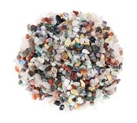 1.1lb Natural Crushed Mixed Crystal Chips Bulk-Healing Crystals Chips Bulk Tumbled Stone, Crushed Crystal Gemstones for Crafts, Beautiful Package for Gift