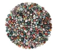 1.1lb Natural Crushed Ocean Jasper Crystal Tumbled Chips-Ocean Jasper Healing Crystals Chips Bulk, Crushed Crystal Gemstones for Crafts, Beautiful Package for Gift