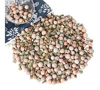 1.1lb Natural Crushed Unakite Quartz Crystal Tumbled Chips-Unakite Quartz Healing Crystals Chips Bulk, Unakite Crushed Crystal Gemstones for Crafts, Beautiful Package for Gift