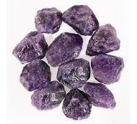 1.1lb Raw Deep Amethyst Stones | Natural Purple Crystal Stones