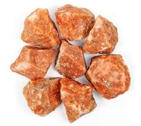 1.1lb Raw Sunstone - Natural Orange Healing Stone for Positivity, Confidence, Stress Relief & Chakra Energy