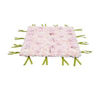 1 * 1m Artificial Flower Wall Backdrop, Flower Wall Panel, Flower Wall Decoration of Rose, Dahlia and Hydrangeas, Flower Wall for Party Wedding Decor, Room Decorations, etc, Light Pink