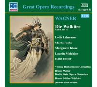 ワーグナー:楽劇「ワルキューレ」第1幕, 第2幕(レーマン/メルヒオール/ワルター)(ウィーン)(1938)