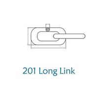 1.2-10mm Diameter Highly Polished Welded Marine 304 Stainless Steel Long/Short Link Chain For Lifting Binding Pet Clothes Line for Gate, Padlock(201 Long Link-1M,3.0mm)