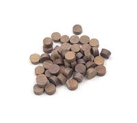 1/2" - 12.7mm Walnut Flat Head Cross Grain Plug - Pack of 50