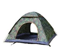 1-2 2-3 3-4 Person Camping Tent, Insect screens for ventilation and ventilation tent, Tent for picnic/hiking/fishing/outdoor,green door,3 to 4 (Camouflage 1 to 2) beautiful scenery