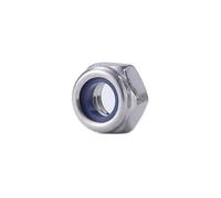 1/2/2/5/10pcs Hex Nylon Insert Lock Nut 304 Stainless Steel A2 Left Hand Thread Nylon-Insert Locknuts Reverse Thread Hexagon Self-locking(M5 - (5PCS))