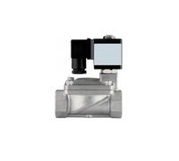1/2"-2" Pilot Diaphragm Solenoid Valve DN15-DN50 Stainless Steel Solenoid Valve DC12V 24V AC110V 220V for Water Oil air(BSP-220V,DN50)