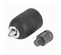 1/2"-20UNF Drill Chuck 2-13 Mm Capacity Keyless Chuck with 1/2" Adapter for Impact Wrench Conversion Tool