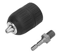 1/2-20UNF Drill Chuck, Plastic Casing 2.0-13MM 1/2-20UNF Keyless Electric Drill Chuck with 1/4" Hex Connecting Shand