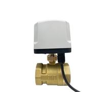 1/2" 3/4" 1" 1-1/2" 2" Normally Closed Electric Ball Valve Quick-Open 220V 12V 24V 2-Wire Brass Motorized Ball Valve for Water(DN40,12VDC_Normally Closed)