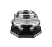 1/2" 3/4" 1" 1-1/4" 1-1/2" 2" BSP Female Thread SUS304 Pipe Single Loose Key Swivel Fitting Nut Water Tank Jointer Connector 2PCS(Dn20)
