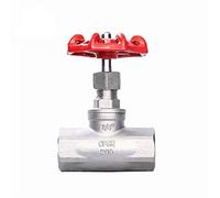 1/2 3/4 1 1-1/4 1-1/2 DN15-DN40 BSPT SS304 Stainless Steel Female Globe Shutoff Valve 1pc Useful(DN32)