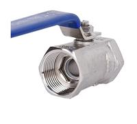 1/2" 3/4" 1" 1-1/4" 2" 2 Way HIgh Temperature Low Pressure Ball Valve SS304 316 for Gas Steam Water(SS304,1.5 Inch)