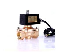 1/2 3/4 1 1-1/4 2 Inch Brass Solenoid Valve 220V 12V 24V Normally Closed 1Pcs(1",240VAC)
