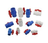 1/2" 3/4" 1" 1.25" 1.5" 2" Female Thread Ball Valve Socket Valve Screw Plumbing Pipe Fittings Irrigation 1Pc(White 1inch)