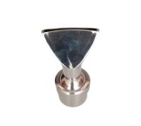 1/2" 3/4" 1" 1.5" 2" Duck Tail Fountain Nozzles Brass Stainless Steel Head Landscape Spray for Garden Pond(3l4 (304 SS))
