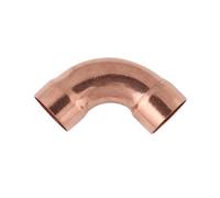 1/2" 3/4" 1" 12.7 16 19 22 25.4 28.6 32-67mm ID Copper End Feed Long Radius 90 Degree Elbow Fitting Coupler for Air Conditioner(ID 35mm Wall 1.2mm)