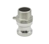 1/2" 3/4" 1" 2" 304 Stainless Steel Thread Cam Lock Fitting Adapter Barb Quick Disconnect for Hose Pumps Self-Made(Tan,SUS304_1-1/2")