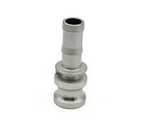 1/2" 3/4" 1" 2" 304 Stainless Steel Thread Cam Lock Fitting Adapter Barb Quick Disconnect for Hose Pumps Self-Made(Orange,SUS304_1")