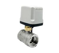 1/2" 3/4" 1" 2" 3S Quick Opening, Normally Closed, Stainless Steel Motorized Valve, 220V 12V 24V, 2-Wire Electric Ball Valve(1-1/4",24VDC)