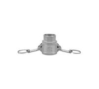 1/2" 3/4" 1" 2"-4" BSPT 304 Stainless Male Female Camlock Fitting Adapter Barb Quick Disconnect for Hose Pump Garden Sprinkler(D,3/4")