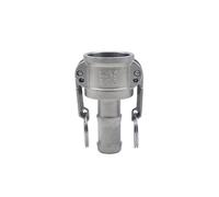1/2" 3/4" 1" 2"-4" BSPT 304 Stainless Male Female Camlock Fitting Adapter Barb Quick Disconnect for Hose Pump Garden Sprinkler(C,2")