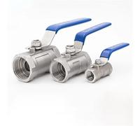 1/2 3/4 1 2 .5 3 Inch 304 Stainless Steel One-piece Ball Valve Female Thread 1Pcs(DN20)