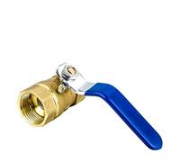 1/2" 3/4" 1" 2" Brass Threaded Ball Valve with Handle Copper Plumbing Faucet(G3/4)