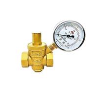 1/2" 3/4" 1" 2" Brass Water Pressure Reducing Maintaining Valve DN15/DN20/DN25/DN32 Regulator Adjustable Valve Gauge(2,Valve Without Gauge)