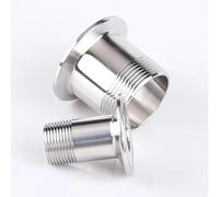 1/2" 3/4" 1" 2" BSP Male X Ferrule O/D 50.5MM 64MM 77.5MM Tri Clamp 304 Stainless Steel Sanitary Fitting Home Brew Beer(Size:DN50OD64MM)