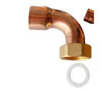 1/2" 3/4" 1" -2" Female 12.7 15 16 22 28 35 42mm End Feed Cup Connector Union Socket Copper Plumbing Fitting Air Conditioner(Elbow,3L8 BSP to 14MM_Female to END Feed)