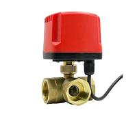 1/2“ 3/4” 1“ 2" inch 3 Way Waterproof Motorized Ball Valve Electric Brass Three Line Or Two(L Type-12vdc-cr02,1.5 Inch)
