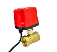 1/2 3/4 1 2 Inch Electric Ball Valve Brass Thread Electric Ball Valve Motorized Ball Valve Three Wire Or Two Wire 1Pcs(1",220VAC_CR04)