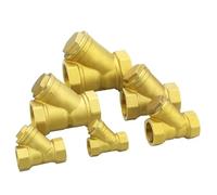 1/2 3/4 1 2 Inch Female Inline Y Mesh Strainer Threads Filter Brass Filter Valve 1Pcs(2")